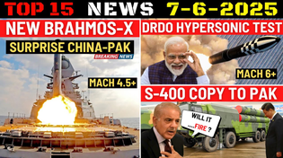 Thumbnail for Indian Defence Updates : New Brahmos-X Surprise,Hypersonic Missile Test,Astra Mk3 Test,HQ-19 to PAK