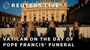 Thumbnail for LIVE: Views of the Vatican on the day of Pope Francis' funeral | Reuters
